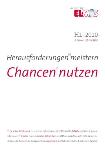 Miniature Elmos Semiconductor Rapport semestriel 2010-h1