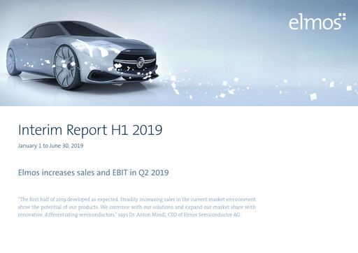 Thumbnail Elmos Semiconductor Half-year Report 2019-h1