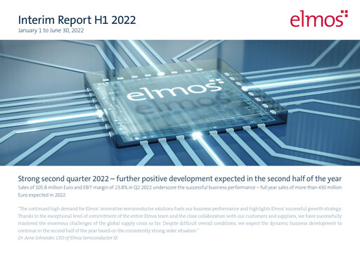 Thumbnail Elmos Semiconductor Half-year Report 2022-h1