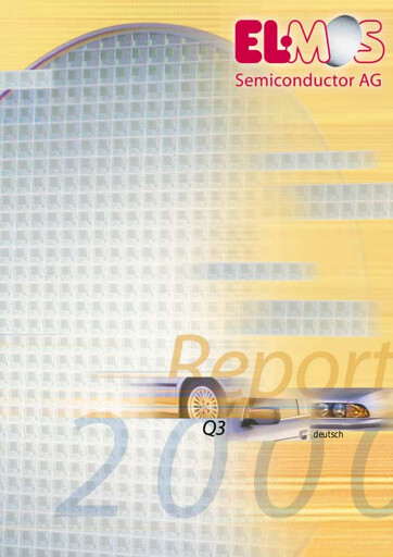 Thumbnail Elmos Semiconductor Quarterly Report 2000-q3