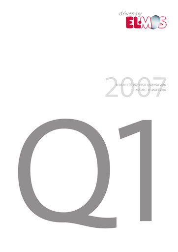 Thumbnail Elmos Semiconductor Quarterly Report 2007-q1