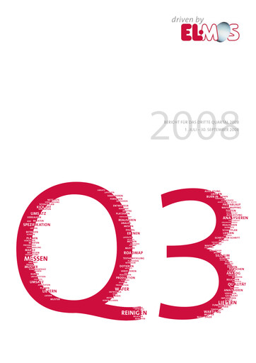 Thumbnail Elmos Semiconductor Quarterly Report 2008-q3