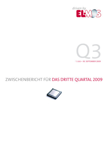 Thumbnail Elmos Semiconductor Quarterly Report 2009-q3