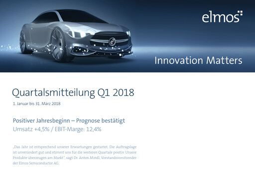 Thumbnail Elmos Semiconductor Quarterly Report 2018-q1