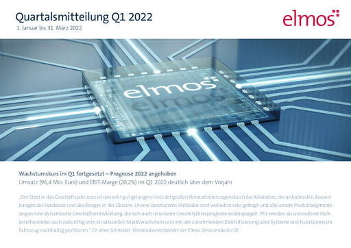 Thumbnail Elmos Semiconductor Quarterly Report 2022-q1