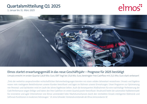 Thumbnail Elmos Semiconductor Quarterly Report 2025-q1