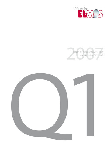 Thumbnail Elmos Semiconductor Quarterly Report 2007-q1