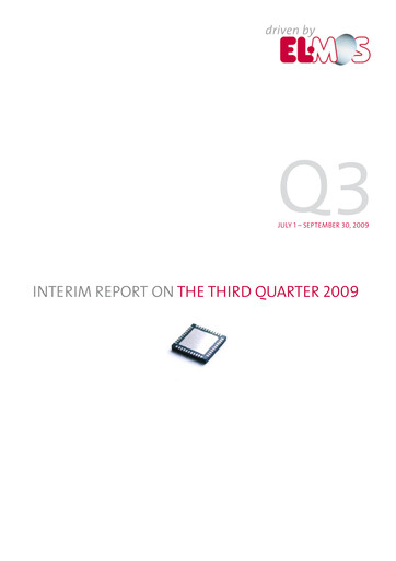 Thumbnail Elmos Semiconductor Quarterly Report 2009-q3