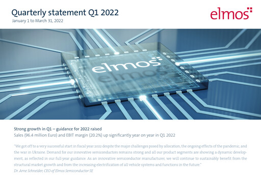 Thumbnail Elmos Semiconductor Quarterly Report 2022-q1