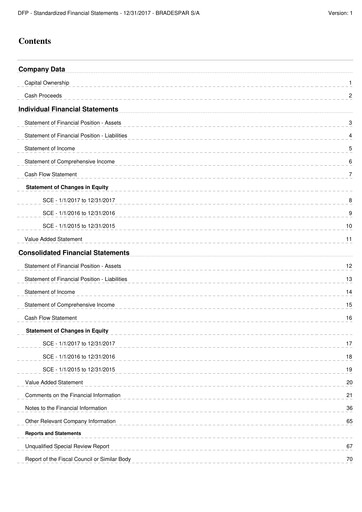 Thumbnail Bradespar Financial Statement 2017