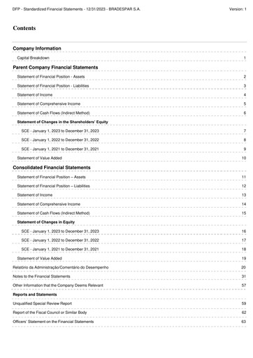 Miniature Bradespar Bilan financier 2023