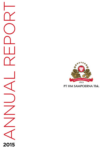 Thumbnail Sampoerna
 Annual Report 2015