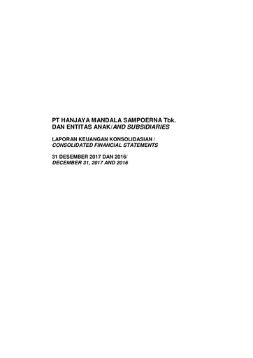 Thumbnail Sampoerna
 Financial Statement 2017