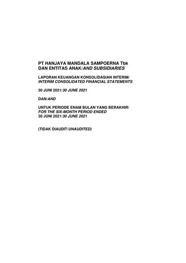Vorschaubild Sampoerna
 Halbjahresbericht 2021-h1