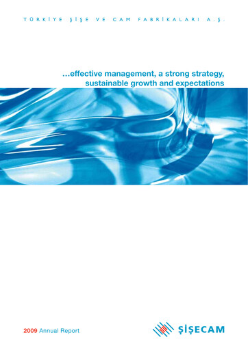 Thumbnail Şişecam Annual Report 2009