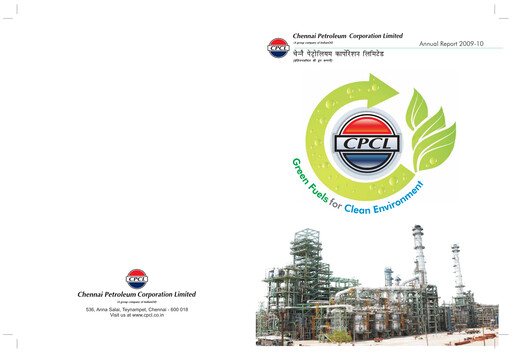 Thumbnail Chennai Petroleum Annual Report 2009-2010
