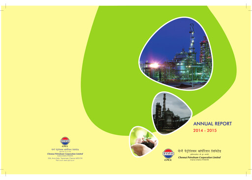 Thumbnail Chennai Petroleum Annual Report 2014-2015