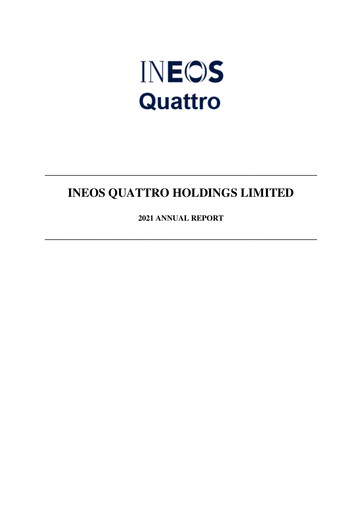 Miniature INEOS Styrolution
 Rapport annuel 2021