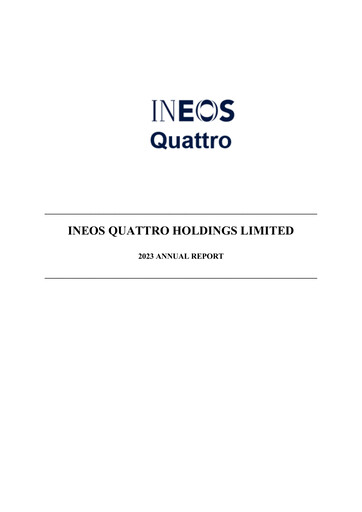 Miniature INEOS Styrolution
 Rapport annuel 2023