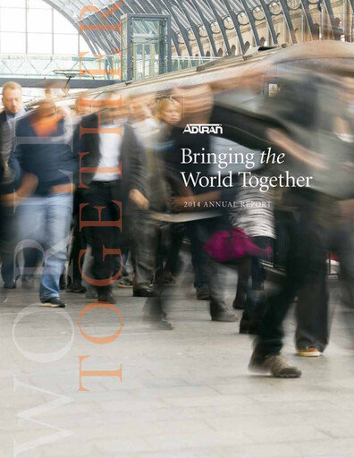 Miniature Adtran Networks Rapport annuel 2014