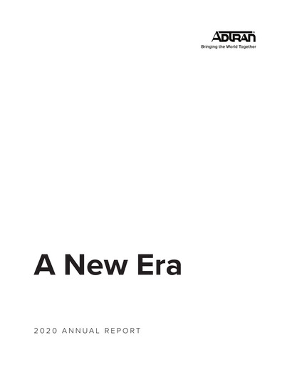 Miniature Adtran Networks Rapport annuel 2020