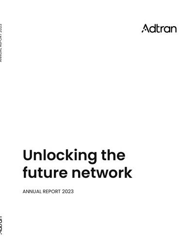 Miniature Adtran Networks Rapport annuel 2023