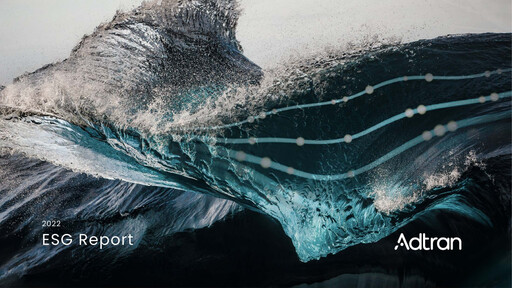 Thumbnail Adtran Networks ESG Report 2022