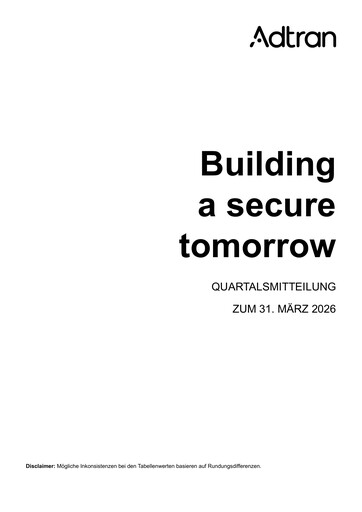 Thumbnail Adtran Networks Quarterly Report 2026-q1