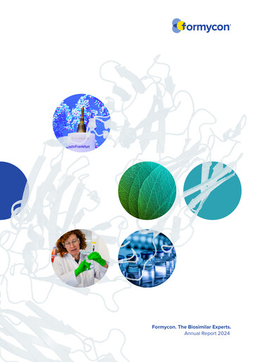 Thumbnail Formycon AG Annual Report 2024