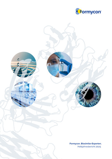 Thumbnail Formycon AG Half-year Report 2025-h1