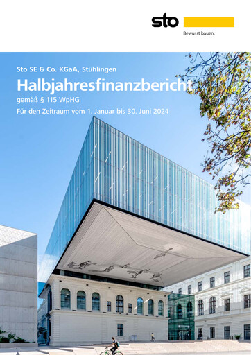 Thumbnail Sto SE & Co. KGaA Half-year Report 2024-h1