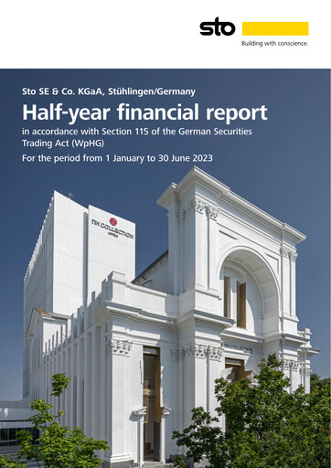 Thumbnail Sto SE & Co. KGaA Half-year Report 2023-h1