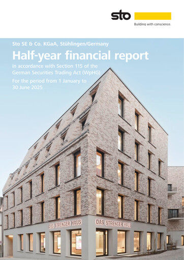 Thumbnail Sto SE & Co. KGaA Half-year Report 2025-h1