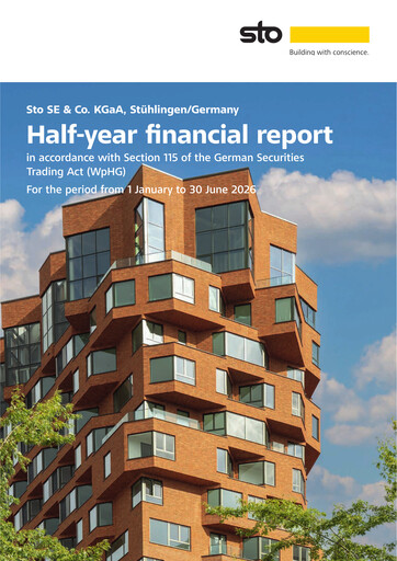 Thumbnail Sto SE & Co. KGaA Half-year Report 2026-h1