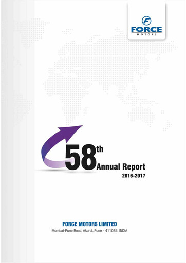 Thumbnail Force Motors Annual Report 2016-2017