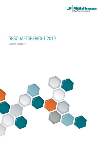 Thumbnail Mühlbauer Holding Annual Report 2019