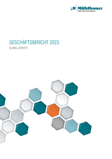 Thumbnail Mühlbauer Holding Annual Report 2023