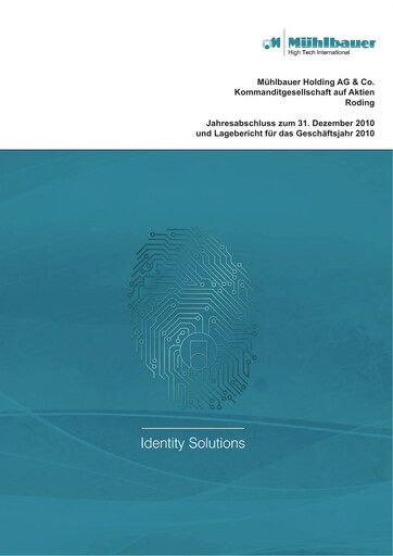 Thumbnail Mühlbauer Holding Financial Statement 2010