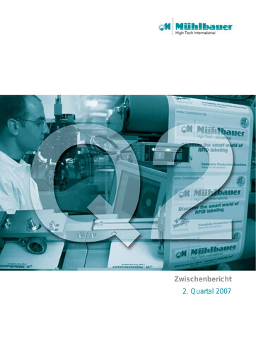 Vorschaubild Mühlbauer Holding Quartalsbericht 2007-q2