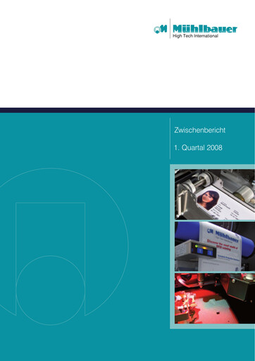 Vorschaubild Mühlbauer Holding Quartalsbericht 2008-q1