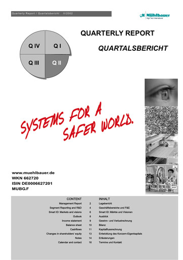 Vorschaubild Mühlbauer Holding Quartalsbericht 2002-q2
