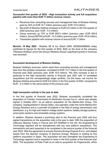 Vorschaubild Mutares Quartalsbericht 2022-q1