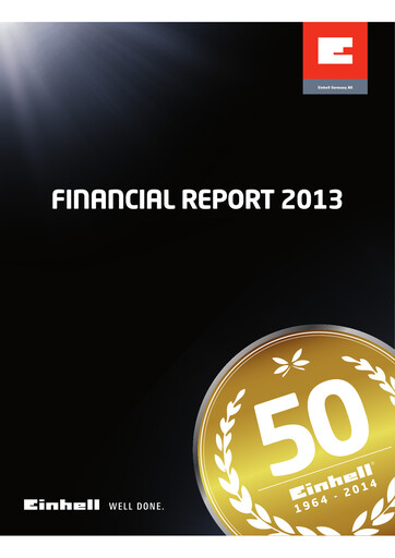 Thumbnail Einhell Germany Annual Report 2013
