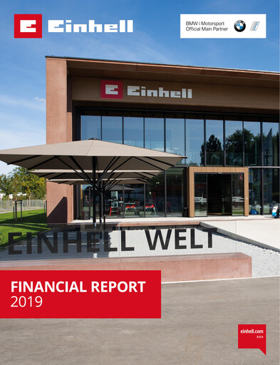 Thumbnail Einhell Germany Annual Report 2019