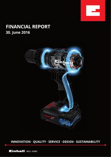 Thumbnail Einhell Germany Half-year Report 2016-h1