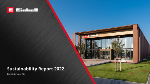 Thumbnail Einhell Germany Sustainability Report 2022