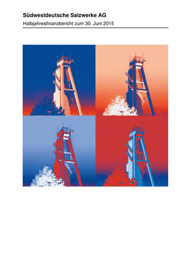 Miniature Südwestdeutsche Salzwerke Rapport semestriel 2015-h1
