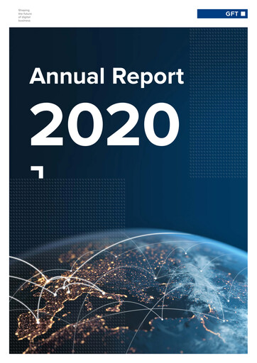 Miniature GFT Technologies Rapport annuel 2020