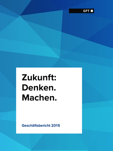 Miniature GFT Technologies Rapport financier 2015