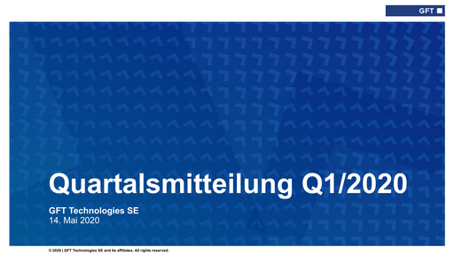 Thumbnail GFT Technologies Quarterly Report 2020-q1